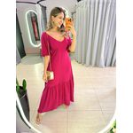 VESTIDO ALICIA ROSA ESCURO