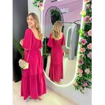 VESTIDO ALICIA ROSA ESCURO