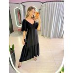 VESTIDO ALICIA PRETO LISO