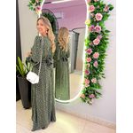 VESTIDO VIVIANE VERDE MILITAR