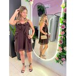 VESTIDO NAILA MARROM