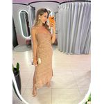 VESTIDO TRICOT TAINA NUDE