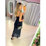 VESTIDO TRICOT TAINA AZUL