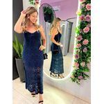 VESTIDO TRICOT TAINA AZUL