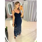 VESTIDO TRICOT TAINA AZUL