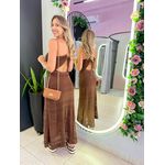 VESTIDO MELISSA MARROM