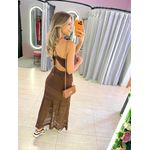 VESTIDO MELISSA MARROM