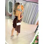 VESTIDO CAROLINE MARROM
