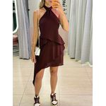 VESTIDO CAROLINE MARROM
