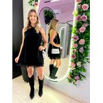 VESTIDO PÉROLA PRETO