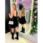 VESTIDO PÉROLA PRETO