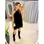 VESTIDO PÉROLA PRETO