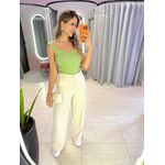 CROPPED TRICOT MODAL ALÇA LARGA VERDE