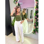 MAXI CROPPED LAISE VERDE MILITAR