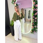 MAXI CROPPED LAISE VERDE MILITAR