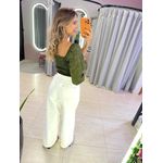MAXI CROPPED LAISE VERDE MILITAR