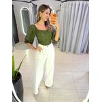 MAXI CROPPED LAISE VERDE MILITAR