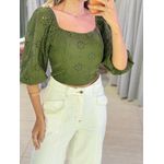 MAXI CROPPED LAISE VERDE MILITAR