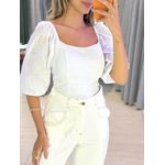 MAXI CROPPED LAISE BRANCO