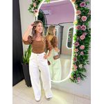 MAXI CROPPED LAISE MARROM