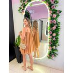 VESTIDO REBECA MARROM