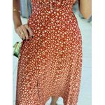VESTIDO MIDI VIOLETA TERRA COTA