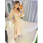 VESTIDO VIOLETA MANGA LONGA NUDE
