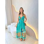 VESTIDO LONGO DENISE VERDE