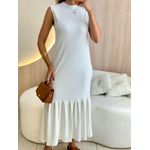 VESTIDO CANELADO TALITA OFF