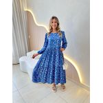 VESTIDO MIDI LETICIA AZUL