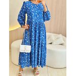 VESTIDO MIDI LETICIA AZUL