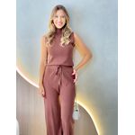 CONJUNTO CALÇA RUBIA MARROM