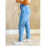 CALÇA MOM CLARA JEANS CLARO