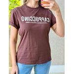 T-SHIRT CAPPUCINO MARROM