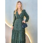 VESTIDO MANGA LONGA VALENTINA PRETO/NUDE