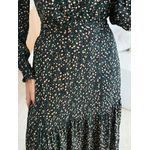 VESTIDO MANGA LONGA VALENTINA PRETO/NUDE