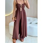 CONJUNTO CALÇA TAMIRES MARROM