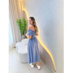 VESTIDO MIDI VIOLETA AZUL