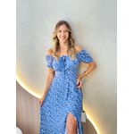 VESTIDO MIDI VIOLETA AZUL