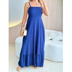 VESTIDO LAIS LONGUETE AZUL MARINHO