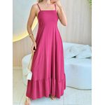 VESTIDO LAIS LONGUETE MARSALA