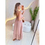 VESTIDO LAIS LONGUETE NUDE