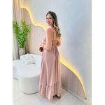 VESTIDO LAIS LONGUETE NUDE