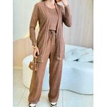 CONJUNTO 3 PEÇAS MARROM