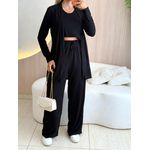 CONJUNTO 3 PEÇAS PRETO