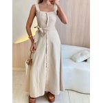 VESTIDO MIDI HELENA NUDE