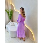 VESTIDO MIDI LUARA LAVANDA