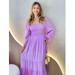 VESTIDO MIDI LUARA LAVANDA