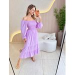 VESTIDO MIDI LUARA LAVANDA