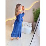 VESTIDO MIDI LUARA AZUL